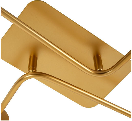 Lucide Lightning Deckenleuchte Gold mit Fassung E27