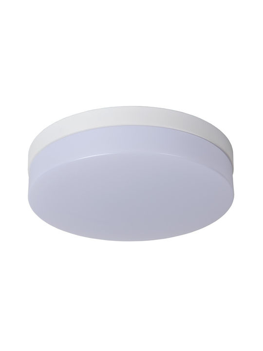 Lucide Lightning Ceiling Mount Light Bathroom White with Integrated LED