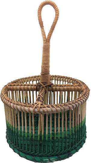 Kaemingk Καλάθι Αποθήκευσης Bamboo 19.5x19.5x27.5cm