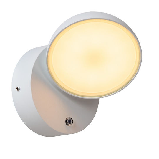Lucide Lightning Wall-Mounted Outdoor Light LED IP54 12W with Warm White Light
