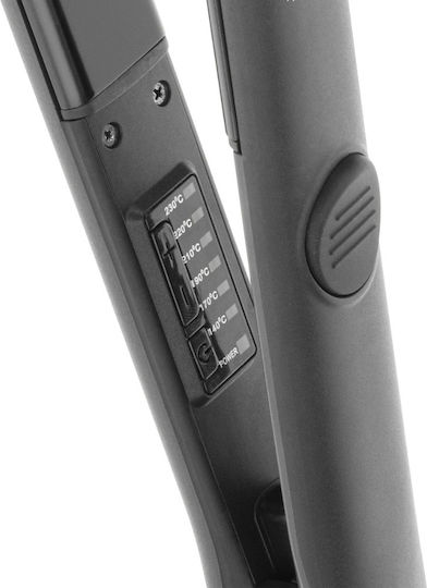 Professionelles Haarglätteisen Gamma+ Keratin Glory Schwarz