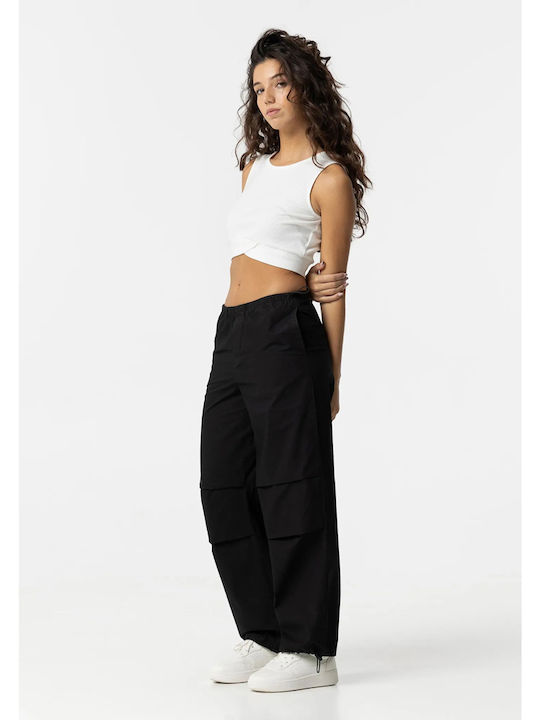 Παιδικό Crop Top Αμάνικο Ιβουαρ