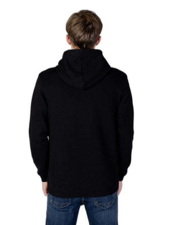 Icon Herren Sweatshirt mit Kapuze und Taschen black