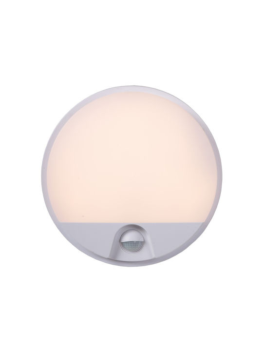 Lucide Lightning Επιτοίχιο Εξωτερικό Φωτιστικό LED IP54 10W με Θερμό Λευκό Φως