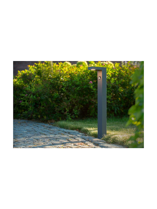 Lucide Lightning Φωτιστικό Κολωνάκι LED Εξωτερικού Χώρου 6W με Θερμό Λευκό Φως IP54 Γκρι
