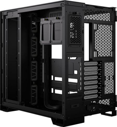 Corsair 6500D Airflow Gaming Midi-Turm Computergehäuse mit Seitenfenster Schwarz