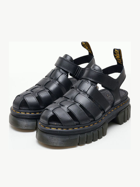 Ricki Sandale Din Piele Pentru Femei Negre