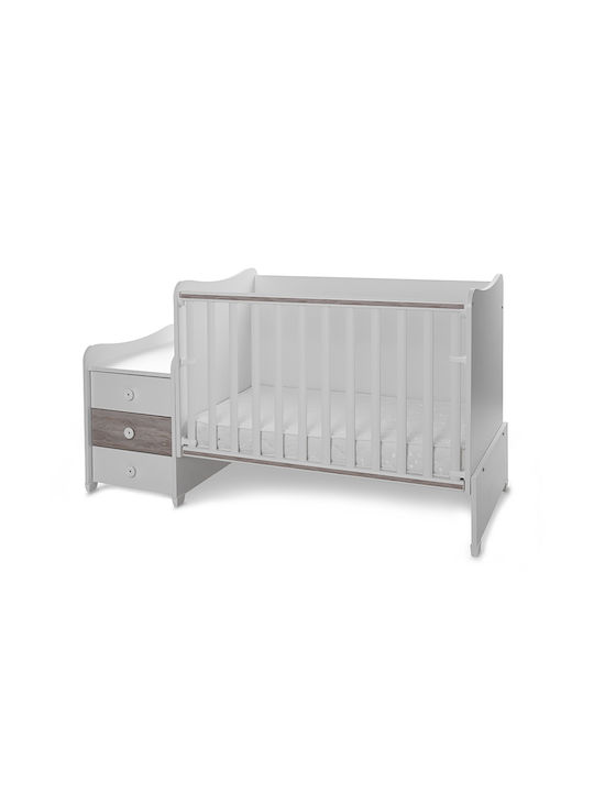 Lorelli Бебешко Креватче Maxi Plus Бял за Матрак 62x160см