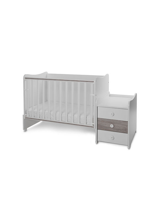 Lorelli Бебешко Креватче Maxi Plus Бял за Матрак 62x160см