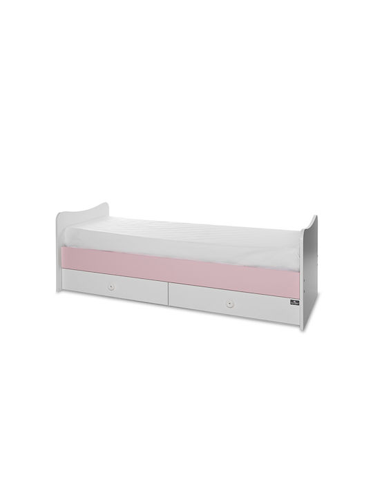 Lorelli Convertible Baby Crib Maxi Plus White for Mattress 62x160cm
