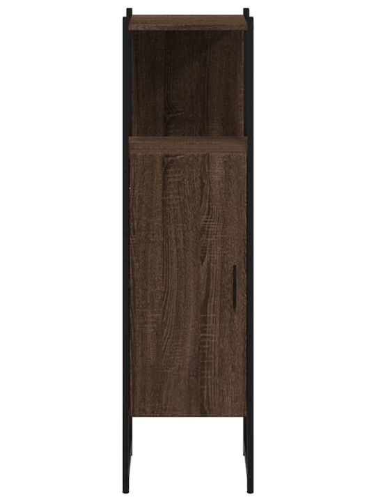vidaXL Rafturi de baie Raft Baie Lemn 33x33x120.5cm Maro