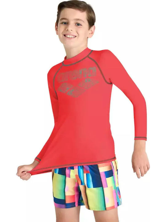Arena Kids Swimwear Long Sleeve Shirt Blue