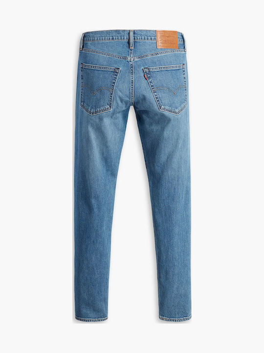 512 Men's Jeans Pants Elastic with Slim Tapered Fit Med Indigo Worn In