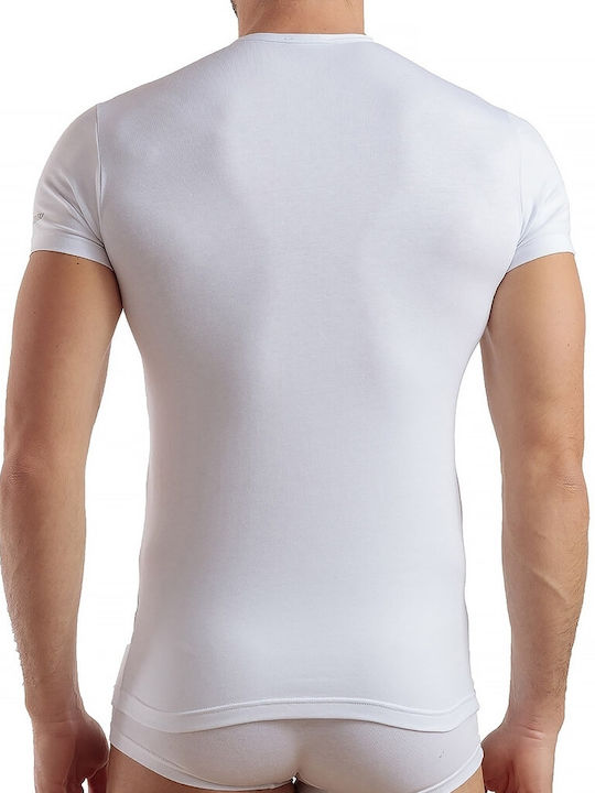 Enrico Coveri Men's Undershirt Short-sleeved White