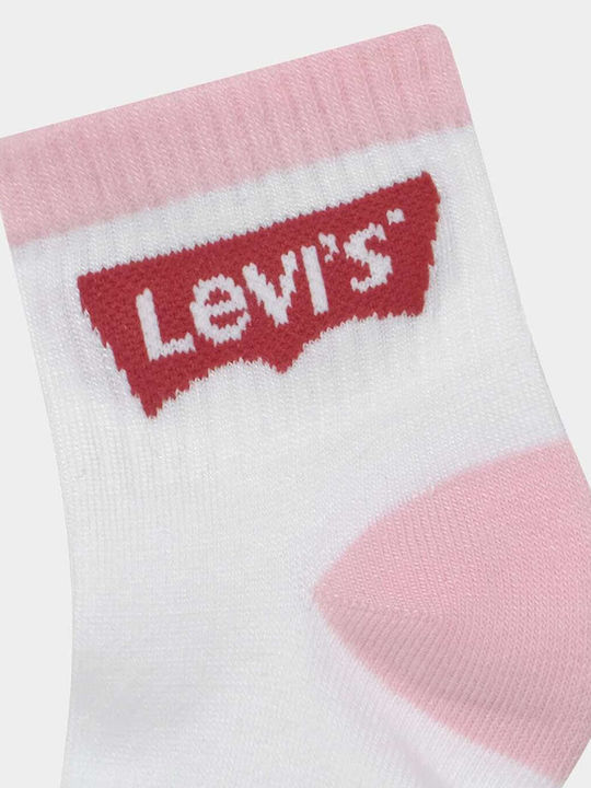 Levi's Ciorapi pentru copii Roz 3 perechi