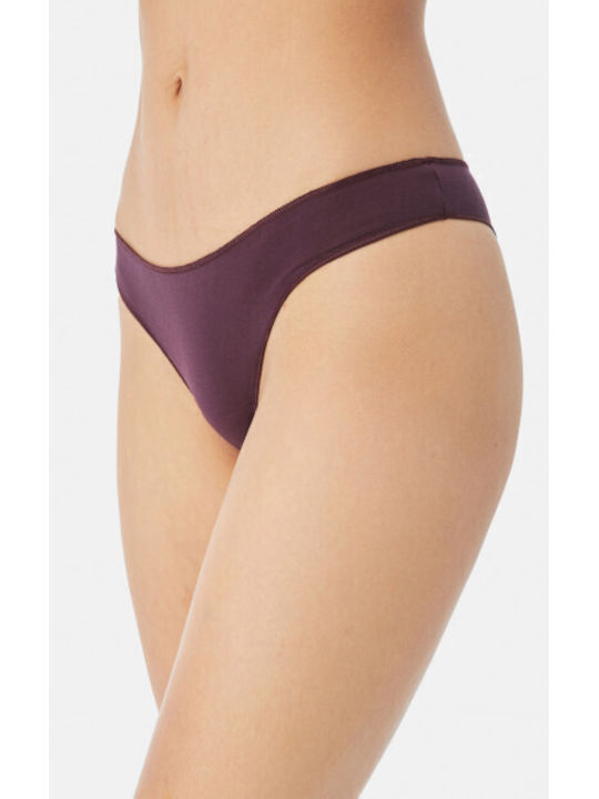 Minerva Women's Brazil 2Pack Seamless Purple