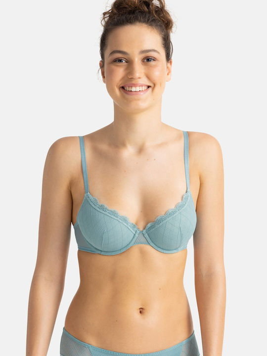 Dorina Bra White and blue