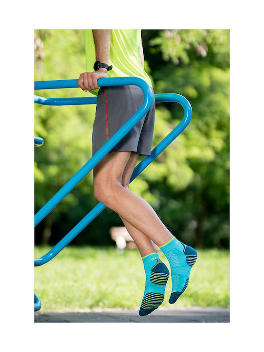 Try to Fly Running Socks Turquoise 1 Pair