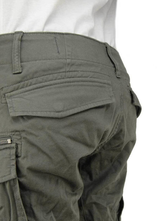 Rovic Zip 3d Trousers Cargo Elastic in Regular Fit Gs Grey