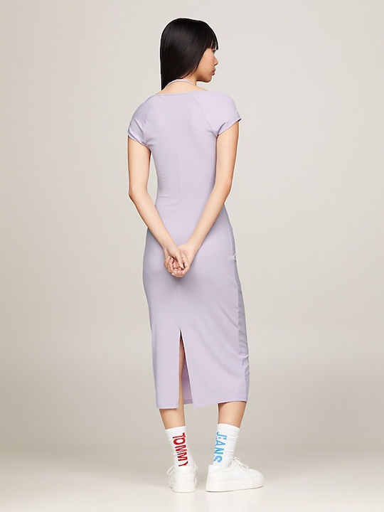 Summer Midi Dress Purple
