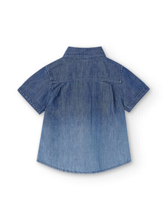 Boboli Kids Denim Shirt Blue