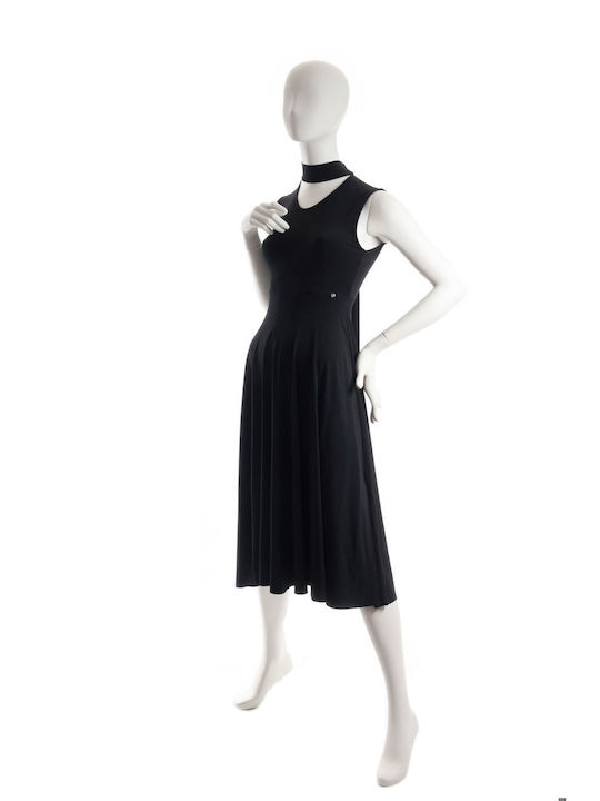 Toi&Moi Midi Dress Black