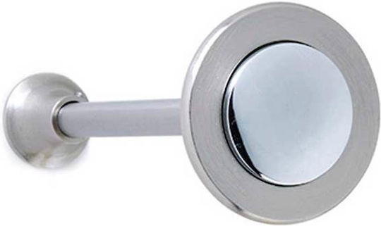 Anartisi Holdback Perete din Metal Argintiu 1buc