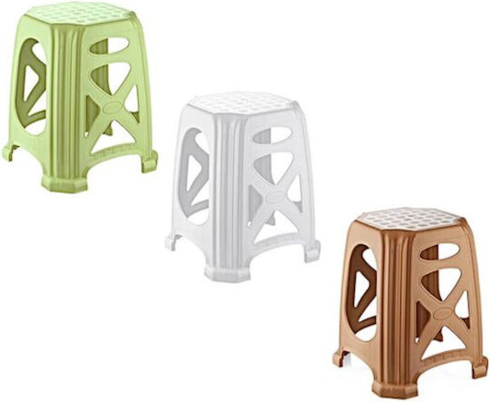Garden Stool from Polypropylene Penguin Cappuccino 38.5x38.5x45.5cm Garden Stool from Polypropylene Penguin Cappuccino 38.5x38.5x45.5cm