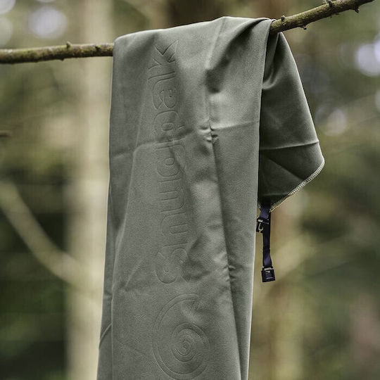 Snugpak Πετσέτα Microfiber Προσώπου Αντιβακτηριδιακή Χακί 125x120εκ.