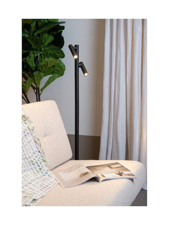 Lucide Lightning LED Floor Lamp H120cm. with Warm White Light 256lm Black