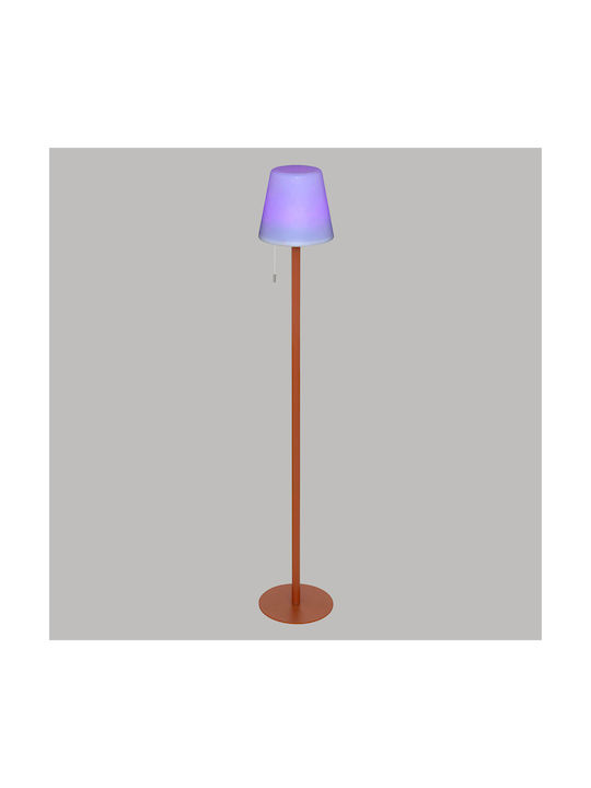 Atmosphera Zack LED Stehlampe H108xM18cm mit RGB Licht Honig