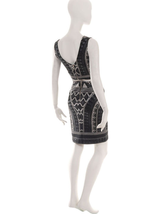 Damen Sommer Bluse Ärmellos Schwarz