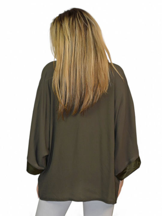 Morena Spain Damen Kimono Khaki