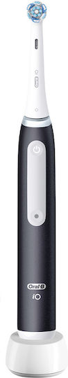 Oral-B iO Series 3 Elektrische Zahnbürste mit Drucksensor und Reisetasche Matt Black / Blush Pink