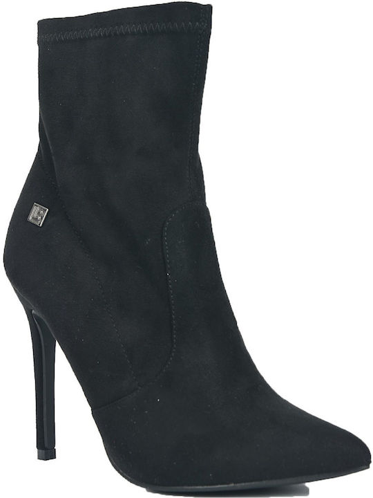 Laura Biagiotti Women's Ankle Boots with High Heel Black