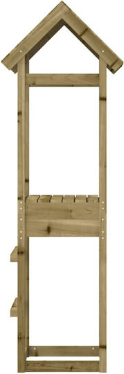 vidaXL Holzturm mit Kletterfläche 53x46.5x194cm. Rosa