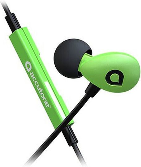 Pegasus 6854455877 În ureche Handsfree cu două căști cu mufă 3.5mm Verde