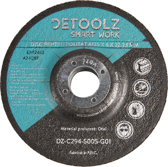 Detoolz Disc de șlefuire 125mm 5buc