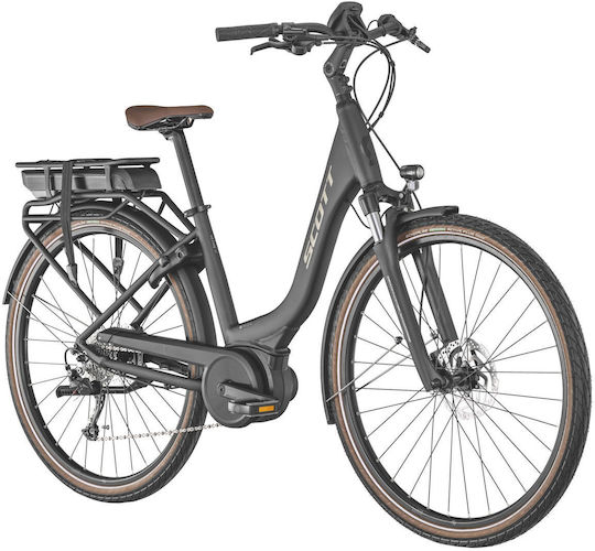 Scott Active E-ride 28" Black Electric City Bike