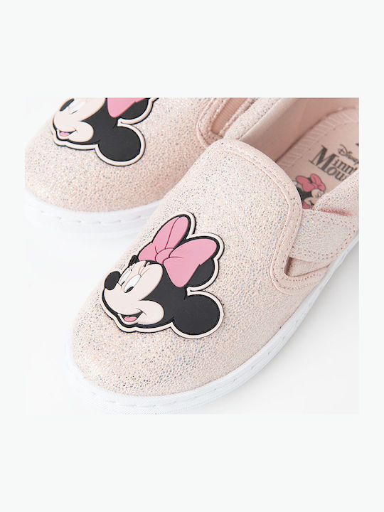 Minnie Mouse Kids Sneakers with Scratch Pink