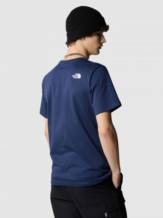 The North Face Ανδρικό T-shirt Κοντομάνικο Navy Μπλε