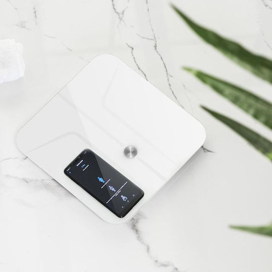 Cecotec Surface Precision 970 Healthy Smart Ζυγαριά 180kg με Λιπομετρητή & Bluetooth Λευκή