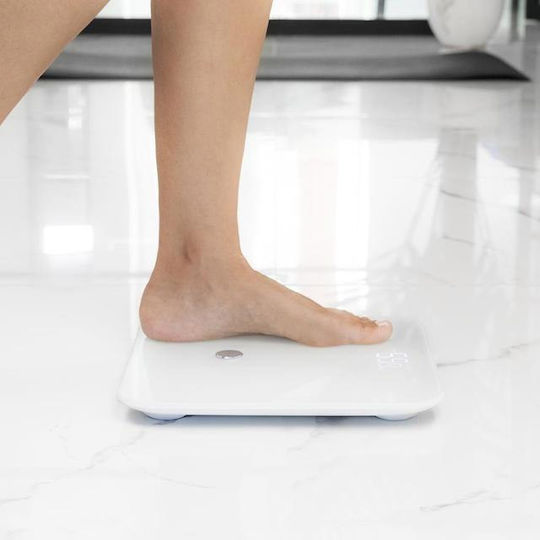 Cecotec Surface Precision 970 Healthy Smart Ζυγαριά 180kg με Λιπομετρητή & Bluetooth Λευκή