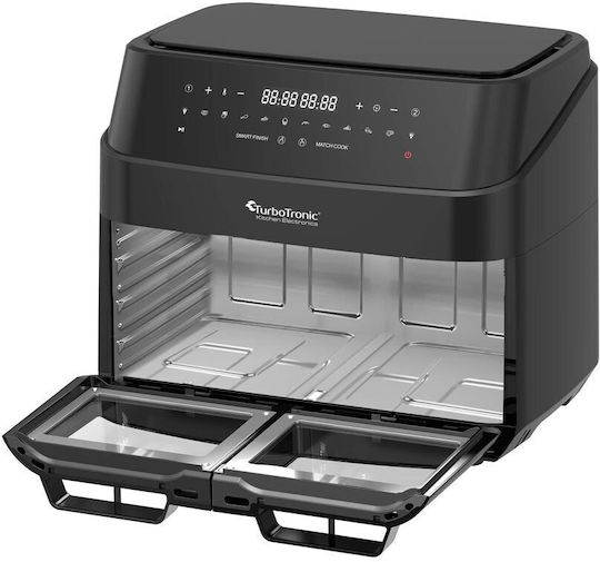 Turbotronic Air Fryer 12lt Μαύρο TT-DAF7W