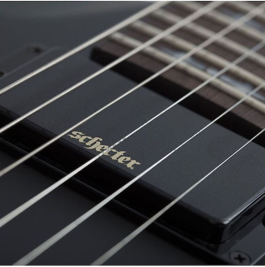 Schecter Demon-6 Fr Satin Aged Black Satin E-Gitarre