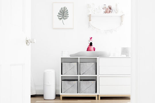 AngelCare Diaper Disposal Bin White 2 Pieces