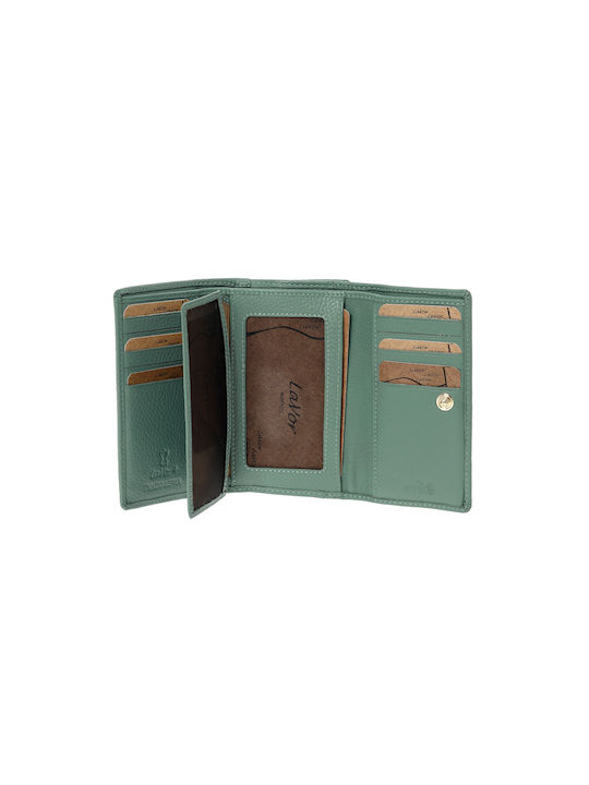 Lavor Leather Women's Wallet with RFID Light Green