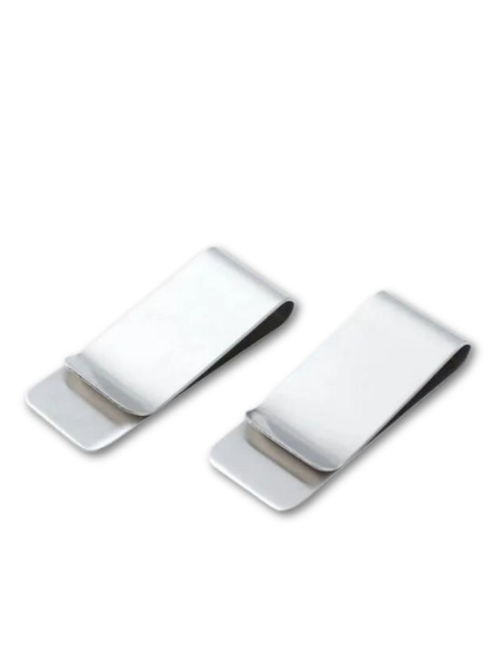 Metal Money Clip Bml406-silver