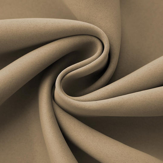 Chios Hellas Συσκότισης με Τρουκς Dark Beige 140x260εκ. Chios Hellas Συσκότισης με Τρουκς Dark Beige 140x260εκ.