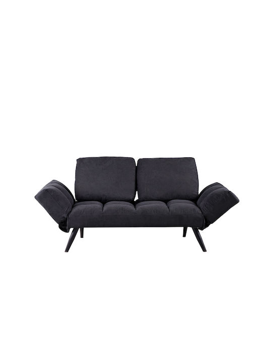Jackie Three-Seater Couch Bed Charcoal 190x80x75cm